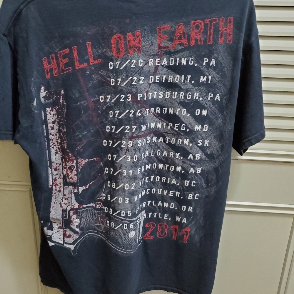 **SOLD** Exodus Hell on Earth 2011 concert t-shirt - Picture 3 of 4